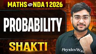NDA Maths: Probability for NDA 2026 ✅ NDA (I) Shakti 2026 | NDA 1 2026 | Defence Wallah #nda
