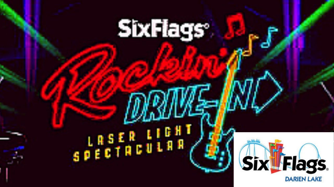 Rockin' Drivein Laser Light Spectacular 2021 Six Flags Darien Lake