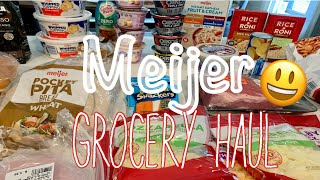 MEIJER GROCERY HAUL!