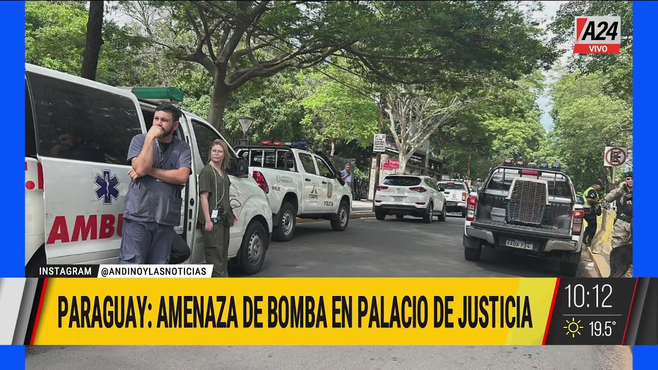 📢 AMENAZA DE BOMBA EN EL PALACIO DE JUSTICIA DE PARAGUAY: POSIBLE ...