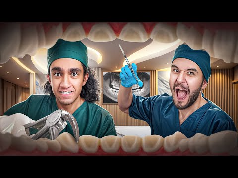 یک روز دندان پزشک شدیم و دهن همو سرویس کردیم برای بیمار کامپوزیت گذاشتیم