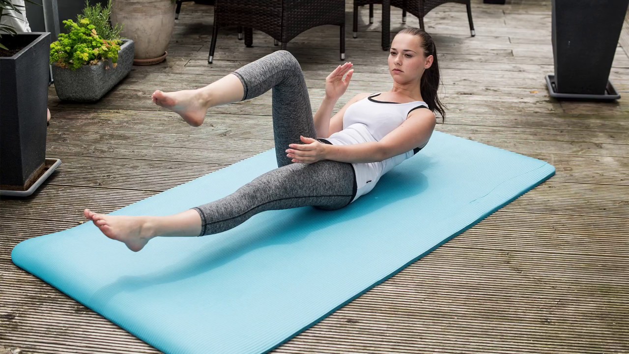 & LS-Exercise Fitness Yoga Mat Men and Women Fitness Yoga Pilates Multi-Function Beginner Non-Slip Yoga Mat 5 Color Optional 