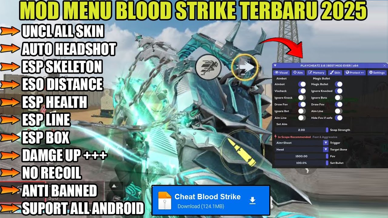 MOD BLOOD STRIKE MOBILE TERBARU 2025 | UNLOCK ALL SKIN BLOOD STRIKE | WORK ALL ANDROID