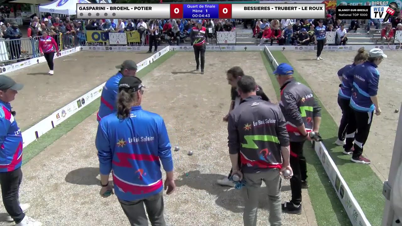 Miniature : PPF Tour 2024 Blangy-sur-Bresle National TOP 1000 Demi finale Equipe GASPARINI contre BESSIERES