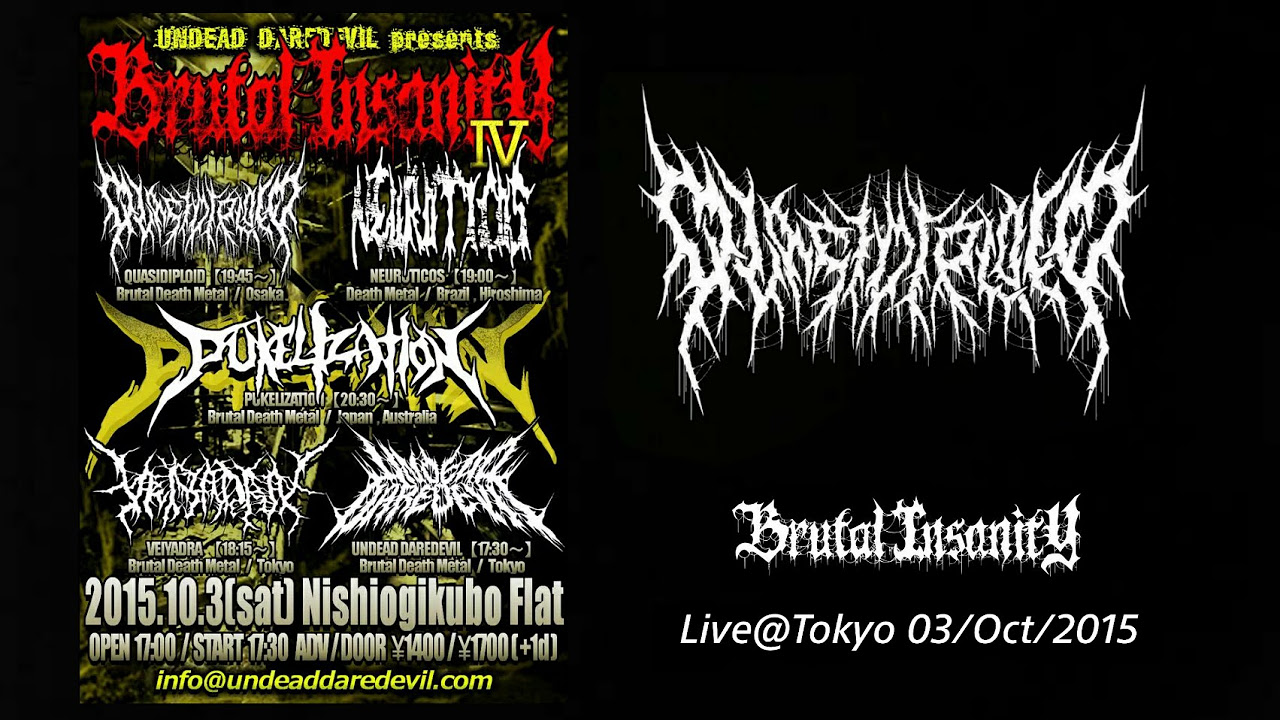 Quasidiploid Live@Tokyo 03/Oct/2015