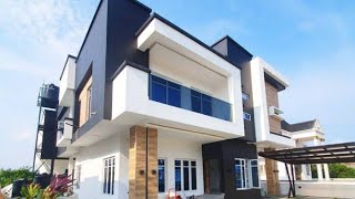 BEAUTIFULLY BUILT 5BEDROOM FULLY DETACHED DUPLEX WITH BQ IN LEKKI LAGOS#luchiveetv#luxuryhouse#lagos