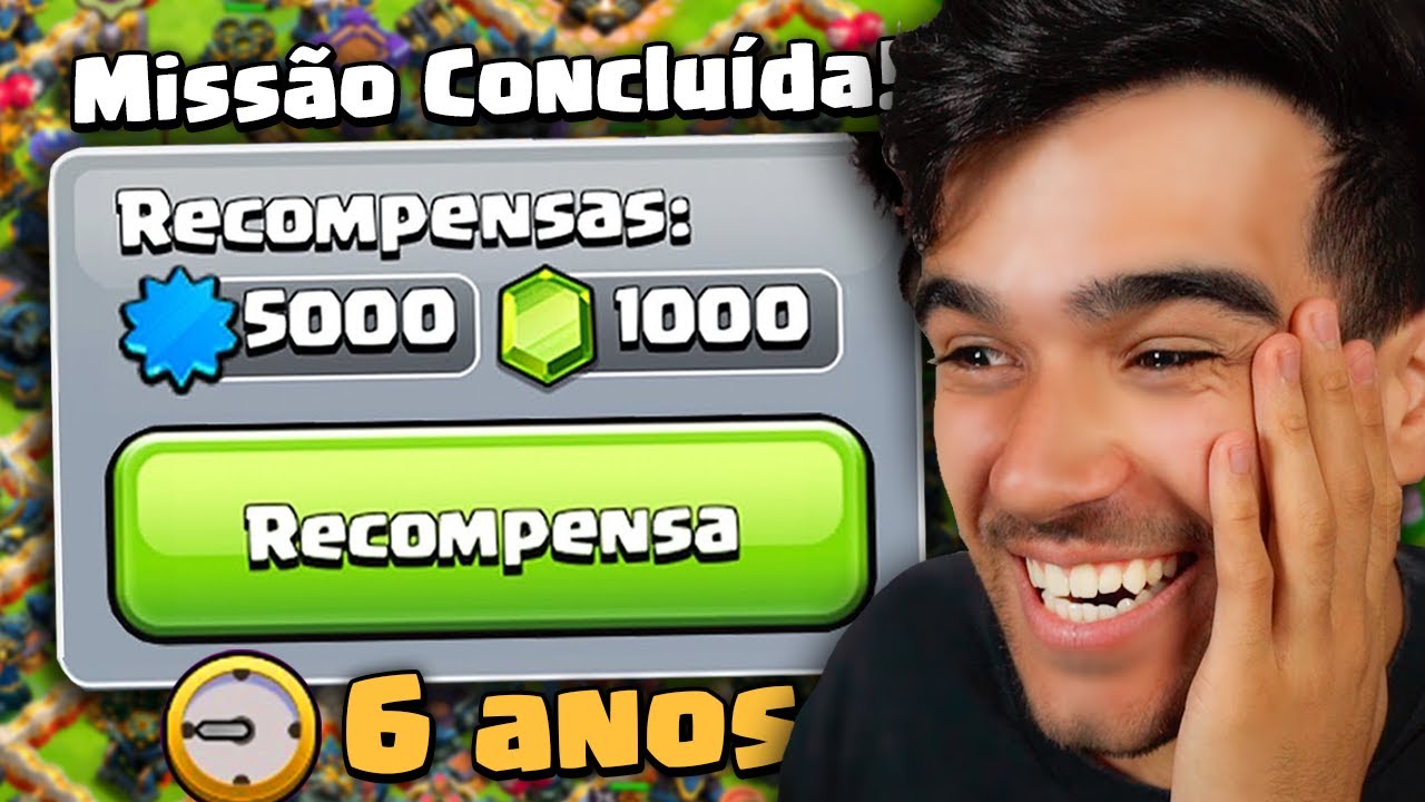 COMPLETEI A MISSÃO MAIS DIFÍCIL DO CLASH OF CLANS E...