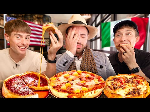 Italian Chef Reviews Chicago Deep Dish Pizza!