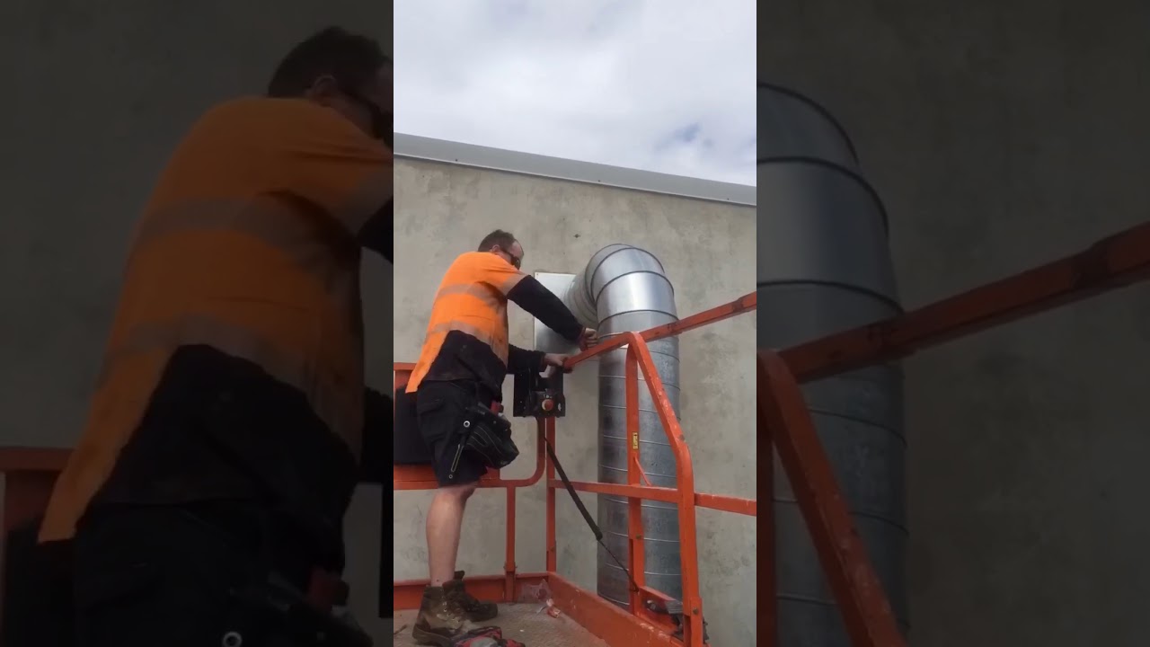VC8 INSTALL. MICRONAIR DUST EXTRACTOR QLD