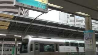 マリンライナー44号発車@さぬき高松うどん駅20120426