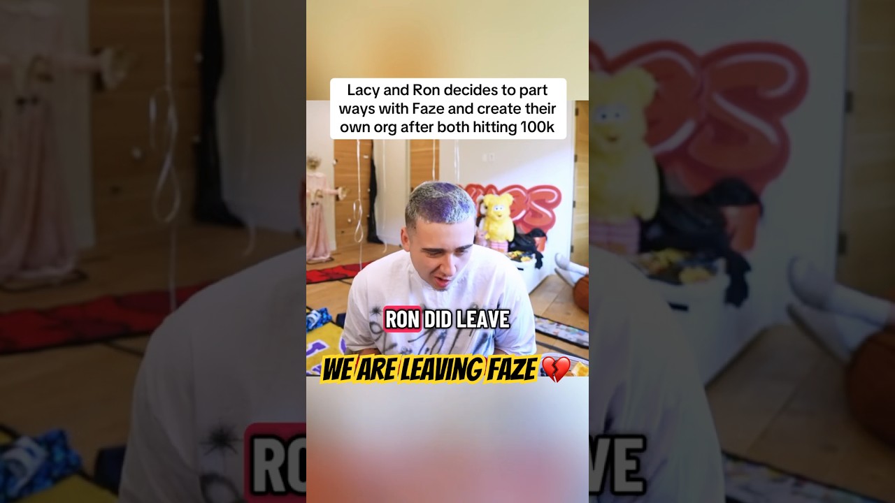 Lacy and Ron leaving Faze  