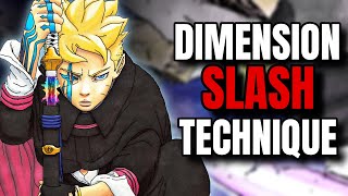 Borutos New Nue Sword Tears Reality New Dimension Slash Technique Revealed Boruto Tbv Ysis