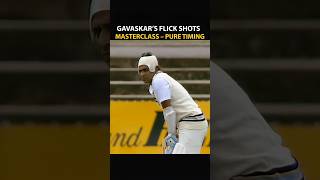 Sunil Gavaskar Flick shot Masterclass - 1986 - Analysis #short #cricketlover #cricketfans #shorts