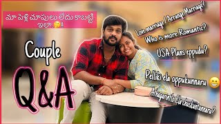 Our first Video as a couple ❣️ || Couple Q&A Part -1 || #Madhurika #harikaboppa