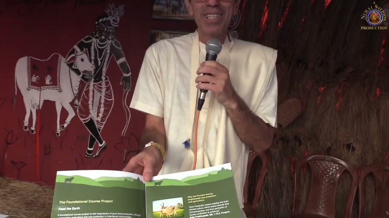 Cow Protection Booth at The  (ILS) ISKCON Leadership Sanga for 2023.