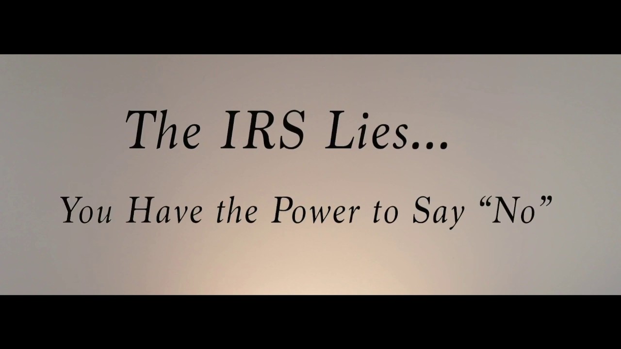 The IRS Lies | Do You Know Your Rights?