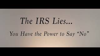 Famous The IRS Lies | Do You Know Your Rights? Wealth