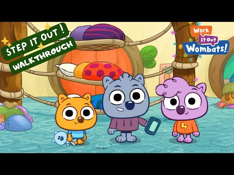 Work It Out Wombats Step It Out Walkthrough PBS Kids Games Gameplay