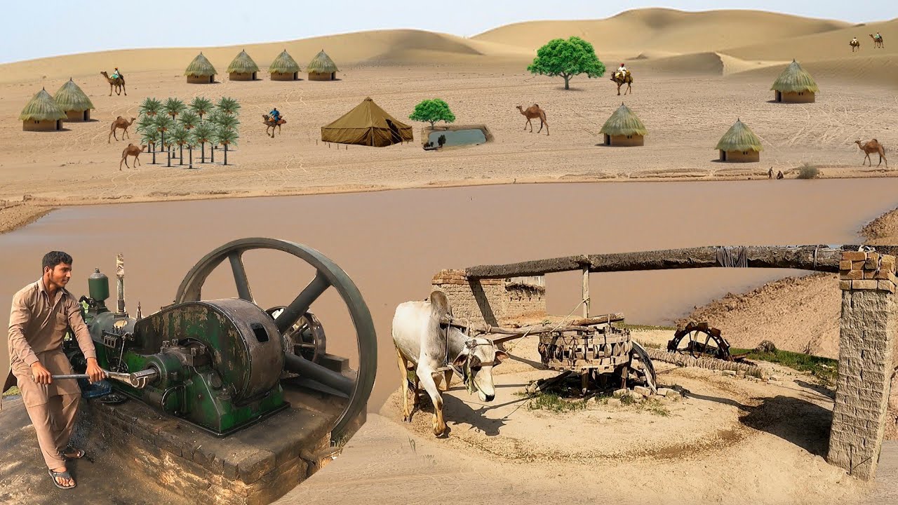 Удивительная невиданная деревенская жизнь старой культуры Пакистана