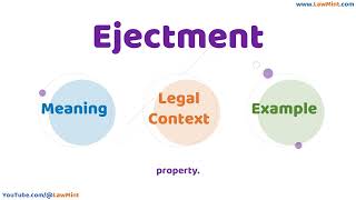 Ejectment Meaning Legal Context & Example Legal Terms Simplified @LawMint