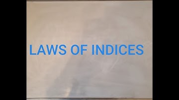 Laws of Indices: GCSE exam style problem solving question - Higher tier