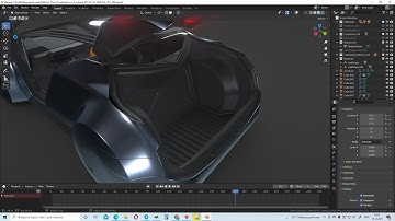 Sci-Fi vehicle 021 - 3D modeling - part 015 - 4x timelapse