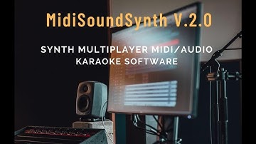 MidiSoundSynth Midi Multiplayer Audio Karaoke SoundFonts Synyh (English)