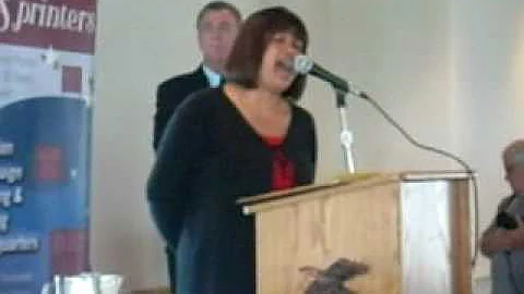 STEPHANIE STRATTON SINGING  THE NATIONAL ANTHEM