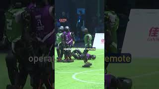 ROBOT football tournament relied solely on AI-driven advanced robotic technology.