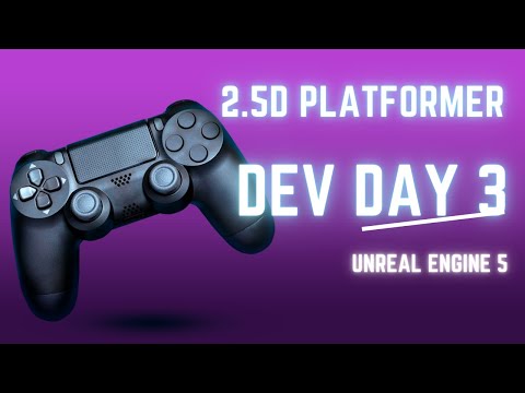 2.5D platformer Dev Day#3  UNREAL ENGINE 5 