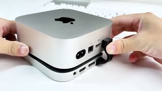 PULWTOP Unlock Your Mac MINI M4's Potential: Desktop Macmini Hub Storage & Dual Monitor  #pulwtop