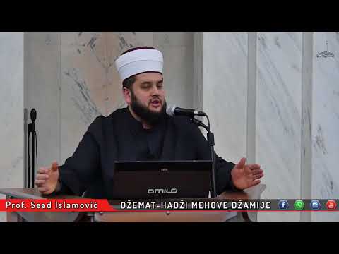 Poslušajte ovu priču!  Prof. Sead  ef. Islamović