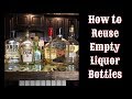 Ways to Repurpose Empty Liquor Bottles