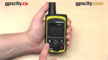 DeLorme inReach SE: External Features with GPS City