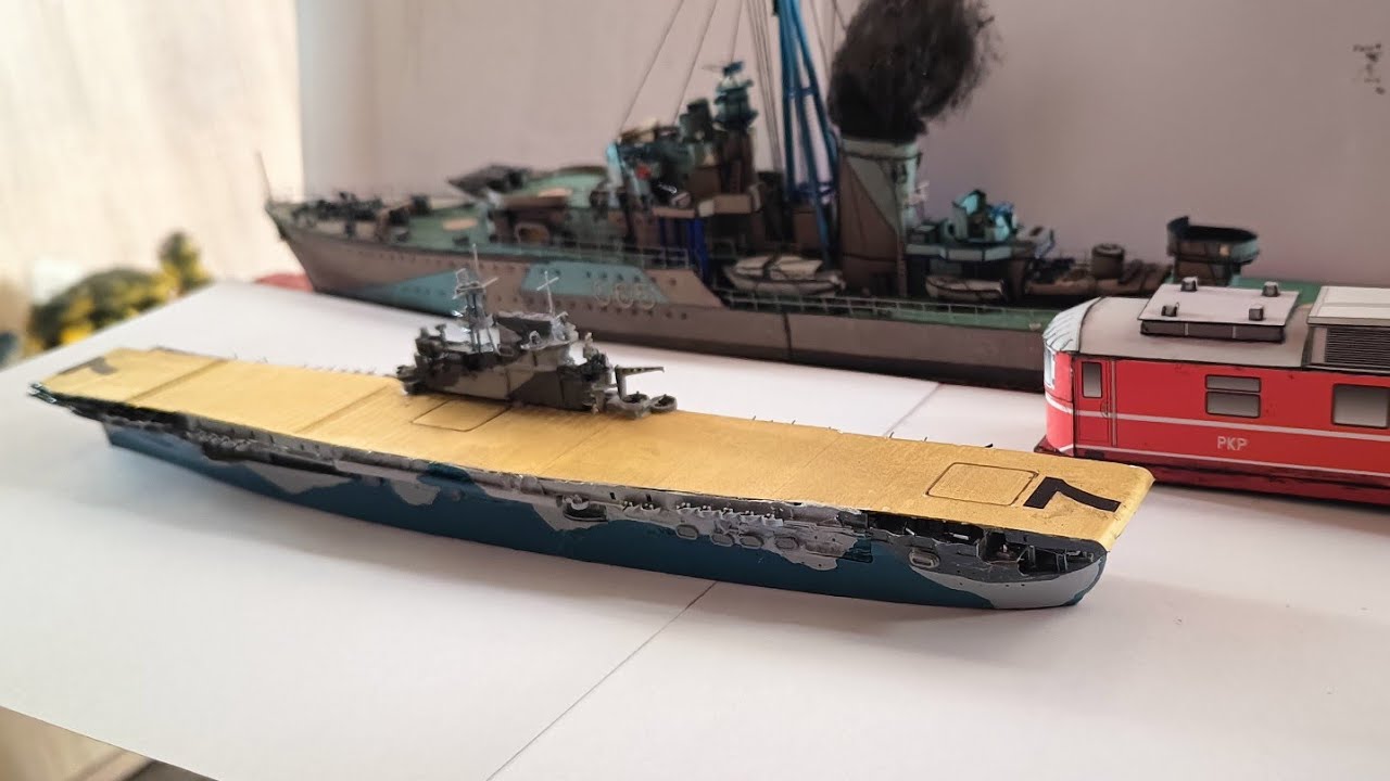 Lotniskowiec USS WASP CV-7 🤭 konwersja 🤗 model plastikowy w skali 1:700 