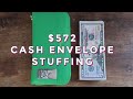 JANUARY PAYCHECK #1 | $572 CASH ENVELOPE STUFFING | SINKING FUNDS | The Working SAHM