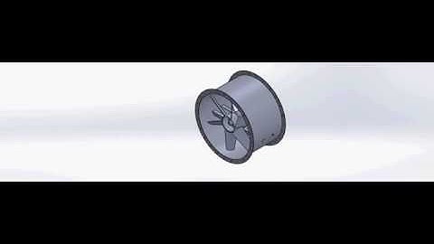Rotate 3d Axial Fan in Solid Works