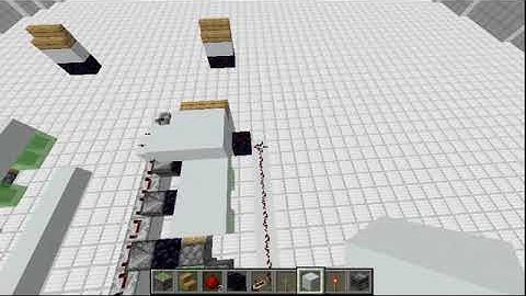 Working Drawbridge In Minecraft