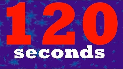 120 Second Countdown