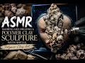 ASMR: Sanding and Creating a Polymer Clay Sculpture with Shells | Polymer Clay Art.