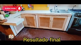 Puertas para pretil / Cocina de cemento / concreto  con puertas al natural. by Recicla Pallet 2,677 views 1 year ago 11 minutes, 17 seconds