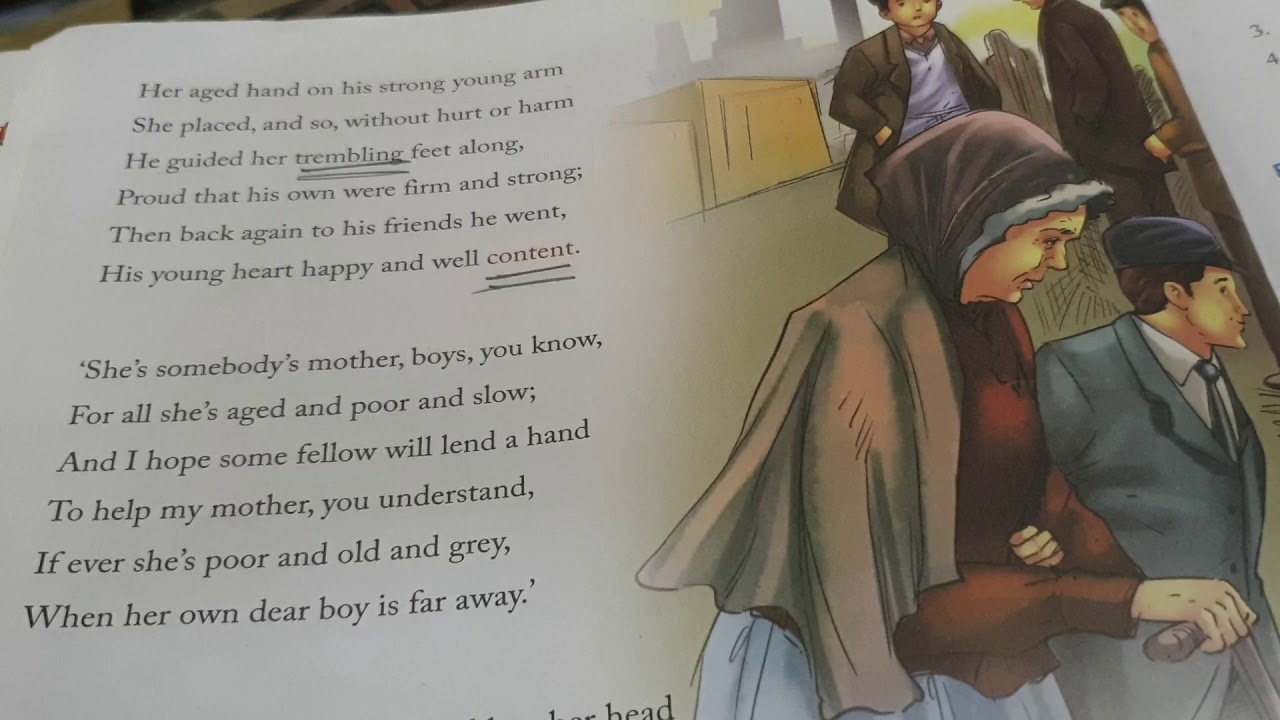 Class 7th English Literature Poem Recitation practice Ch 3 Somebody
