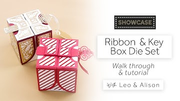 Alison and Leo Introduce the Brand New Showcase – Ribbon and Key Gift Box Die Set | Tonic Studios