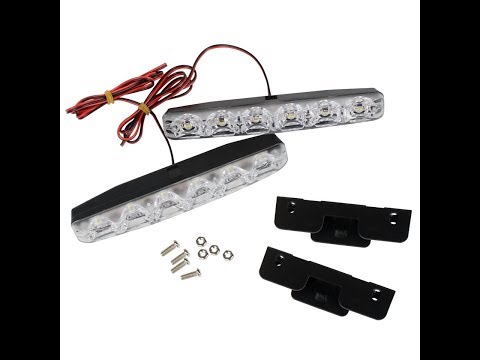 Обзор дневных ходовых огней на шести светодиодах,