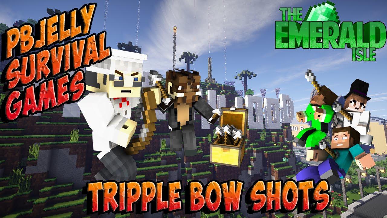 PC Minecraft - Tripple BowShots - PBJellyGames Survival Games on The EmeraldIsle