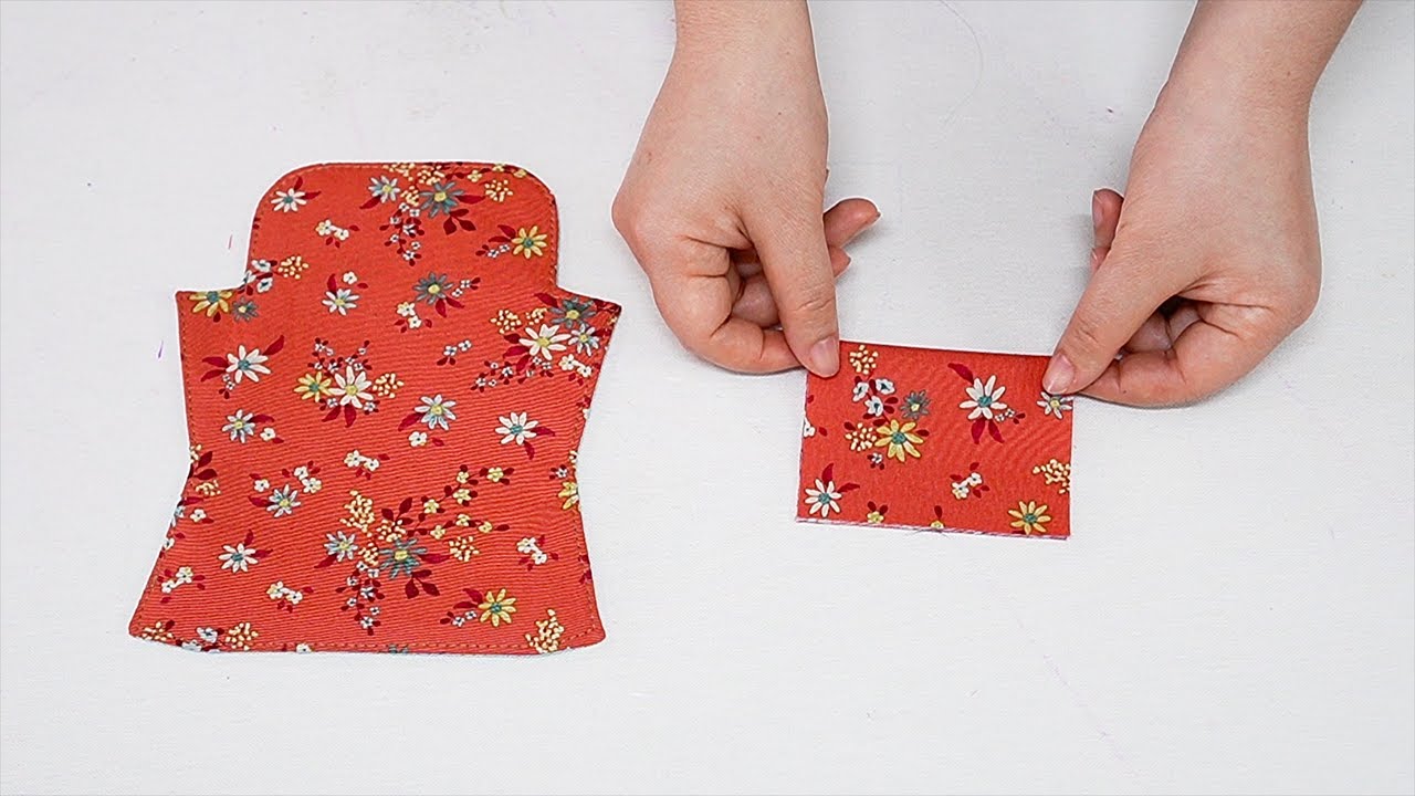 So Fast And Simple 💟 Sewing A 2 Compartment Card Wallet In Minutes