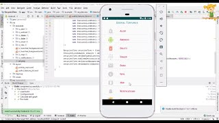 Use of Recycler view to display List of Items