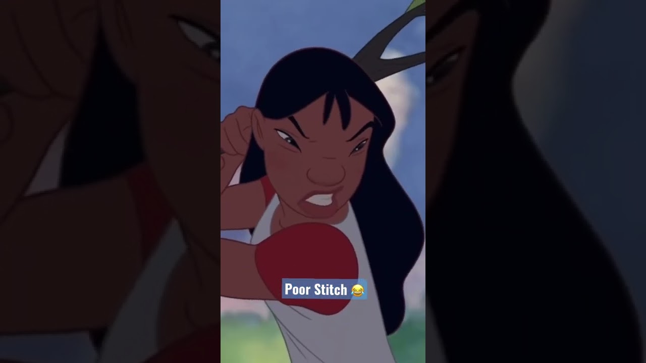 Lilo and Stitch | Nani hits Stitch 