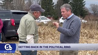 Sherrod Brown meets with NEO farmers as he begins his campaign for U.S. Senate