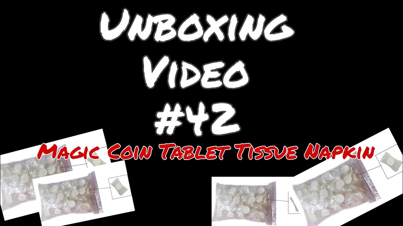 Ginni Magic Coin Tablet Tissue Napkin Dry Coin Tissue Expands With Water on Flipkart unboxing #42